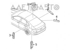 Усилитель антенны VW Jetta 19-