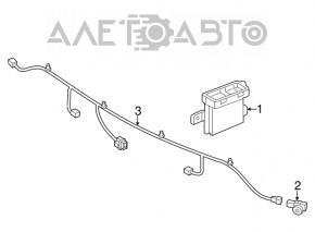 CONTROLUL ASISTENTULUI DE PARCARE Chevrolet Volt 11-15