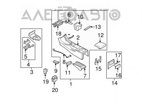 Controlul încălzirii scaunelor Infiniti G25 G37 4d 09-13