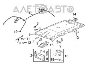 Ручка потолка задняя левая Chevrolet Equinox 10-17