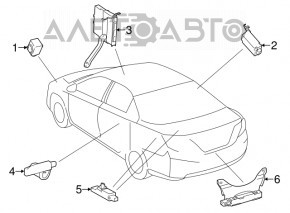 RECEIVER ASSY,DOOR CONTROL & TIRE PRESSURE Toyota Avalon 13-18