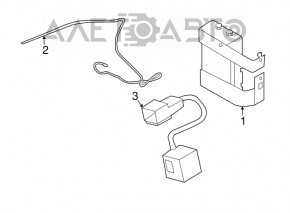 Modulul de control al unității de telematică Nissan Leaf 11-12