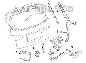 ASAMBLAREA CONTROLERULUI DE PUTERE, USA DIN SPATE Infiniti JX35 QX60 13-