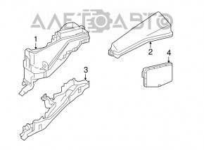 Blocul de lumină Toyota Camry v50 12-14 SUA