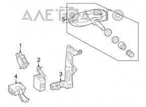 COMPUTER, TIRE PRESSURE MONITOR Toyota Sequoia 08-16