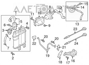 Sonda lambda pentru VW Jetta 11-18 SUA 2.5