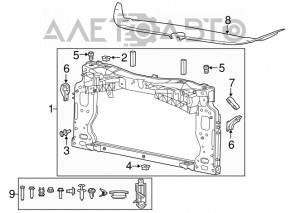 Накладка телевизора Dodge Dart 13-16 OEM