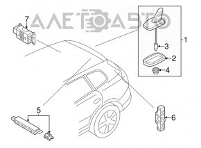 Amplifier Antenna VW Tiguan 09-17