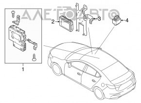 MODUL DE CONTROL AL COMUNICĂRII BLUETOOTH Mazda 3 14-18 BM