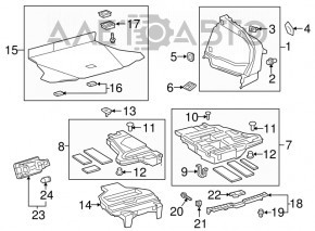 Capac portbagaj Toyota Prius 50 16- negru, zgarieturi