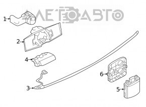 Modul de control al hayonului QX50 19-