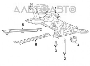 Bara de protecție față Toyota Prius 50 16-