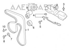 Capac motor Subaru Legacy 15-19 2.5