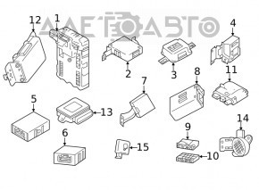 Modulul de control al caroseriei BCM Infiniti QX50 19-