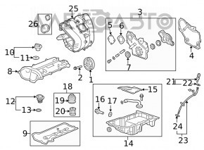 Colector de admisie pentru GMC Terrain 10-17 2.4