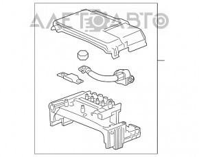 Blocul de siguranțe sub capotă pentru Chevrolet Malibu 13-14 2.4 fără capac hibrid.