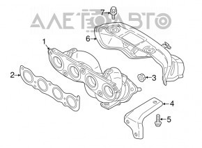 Коллектор выпускной Hyundai Tucson 16-21 2.0 awd