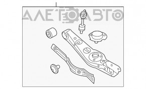 Maneta inferioară pentru arc spate dreapta Hyundai Tucson 16-20 AWD, nou, original OEM