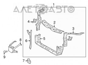 Televizor radiator Toyota Avalon 13-18 cu grile noi, neoriginal.