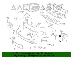 Обрамление птф левое Lexus RX350 RX450h 13-15 рест F-sport OEM