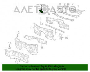 Corpul filtrului de aer pentru Dodge Challenger 09-