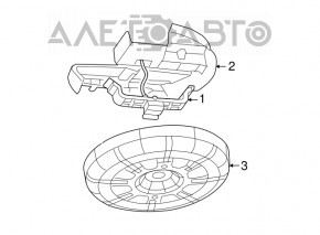 Крепление запасного колеса Dodge Grand Caravan 11-20