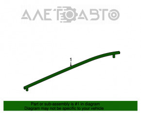 Capota dreapta a acoperisului Dodge Grand Caravan 11-20