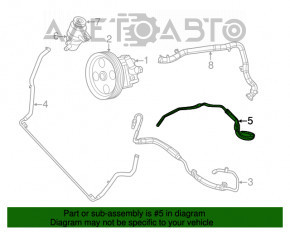 Tubulatura servodirectie Dodge Grand Caravan 11-20