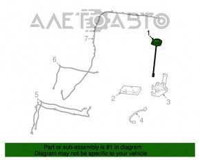 Antena aripă Dodge Grand Caravan 11-20