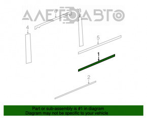 Capac usa spate inferioara stanga pentru Dodge Grand Caravan 11-20 in culoare.