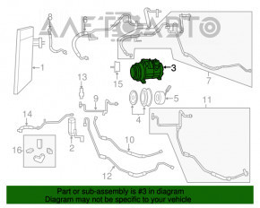 Компрессор кондиционера Dodge Grand Caravan 11-20