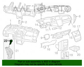 Maneta cutiei de viteze Dodge Grand Caravan 11-20