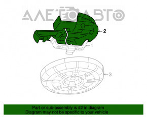 Накладка запасного колеса верхняя Dodge Grand Caravan 11-20