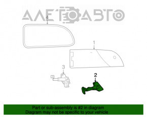 Blocare fereastră cu motor spate stânga asamblată Dodge Grand Caravan 11-20