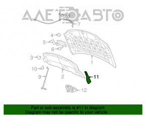 Bucla capotei stânga pentru Dodge Grand Caravan 11-20