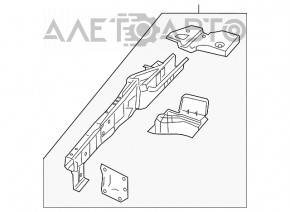 Partea din față stânga Dodge Grand Caravan 11-20