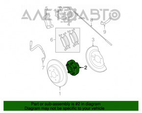 Rulment roată spate stânga Dodge Grand Caravan 11-20