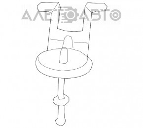 Capacul de protecție a roții din față, stânga spate, pentru Dodge Grand Caravan 11-20