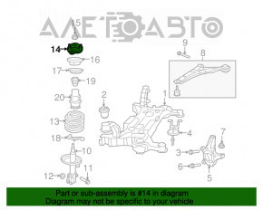 Suport amortizor față stânga Dodge Grand Caravan 11-20