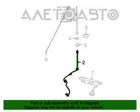 Кабель антенны Dodge Grand Caravan 11-20