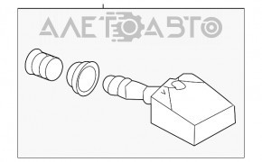 Senzor presiune roata Nissan Rogue 14-16 433mhz nou original OEM