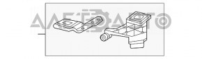 Крепление фары верхнее правое Audi A4 B8 13-16 рест OEM