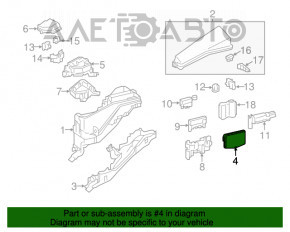 Blocul de joncțiune al luminii Lexus ES350 13-18