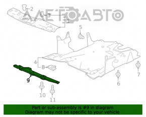 Protecția motorului față Honda Civic X FC 16-21, nou, original