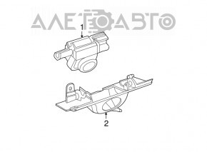 Camera de vizionare spate pentru Dodge Grand Caravan 11-20