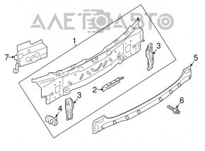 Panoul din spate VW Tiguan 18- 2 piese