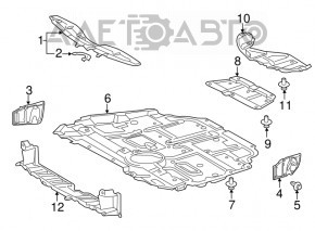 Bara de protecție față dreapta Toyota Prius 30 10-15