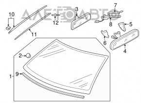 Лобовое стекло VW Jetta 11-18 USA