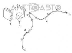 BRAKE POWER SUPPLY Nissan Leaf 13-17