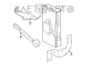 Communication System-Controller Nissan Leaf 13-17 без антенны